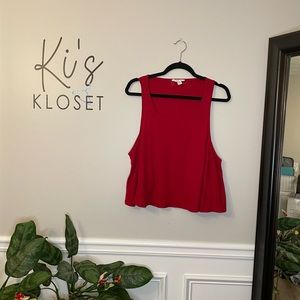 Red Crop Top